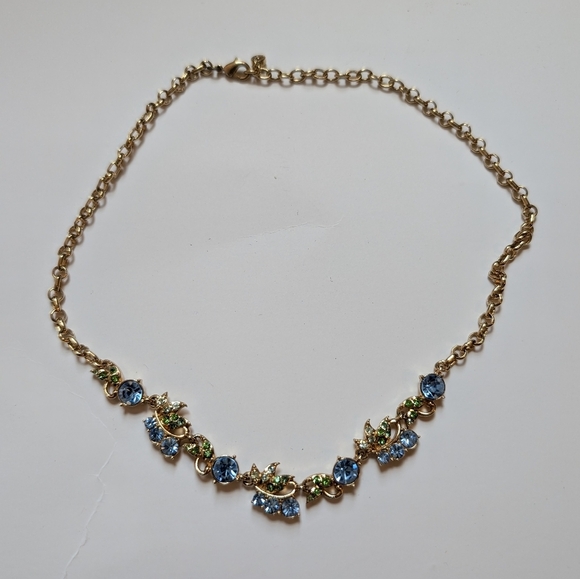 Monet Jewelry - Vintage Monet Necklace, Choker Necklace, Bridesmaid Necklace, Wedding Jewelry